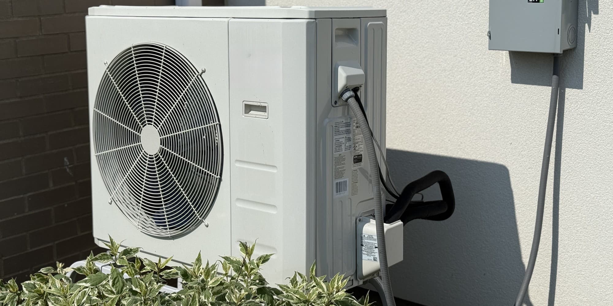 Air conditioning units.