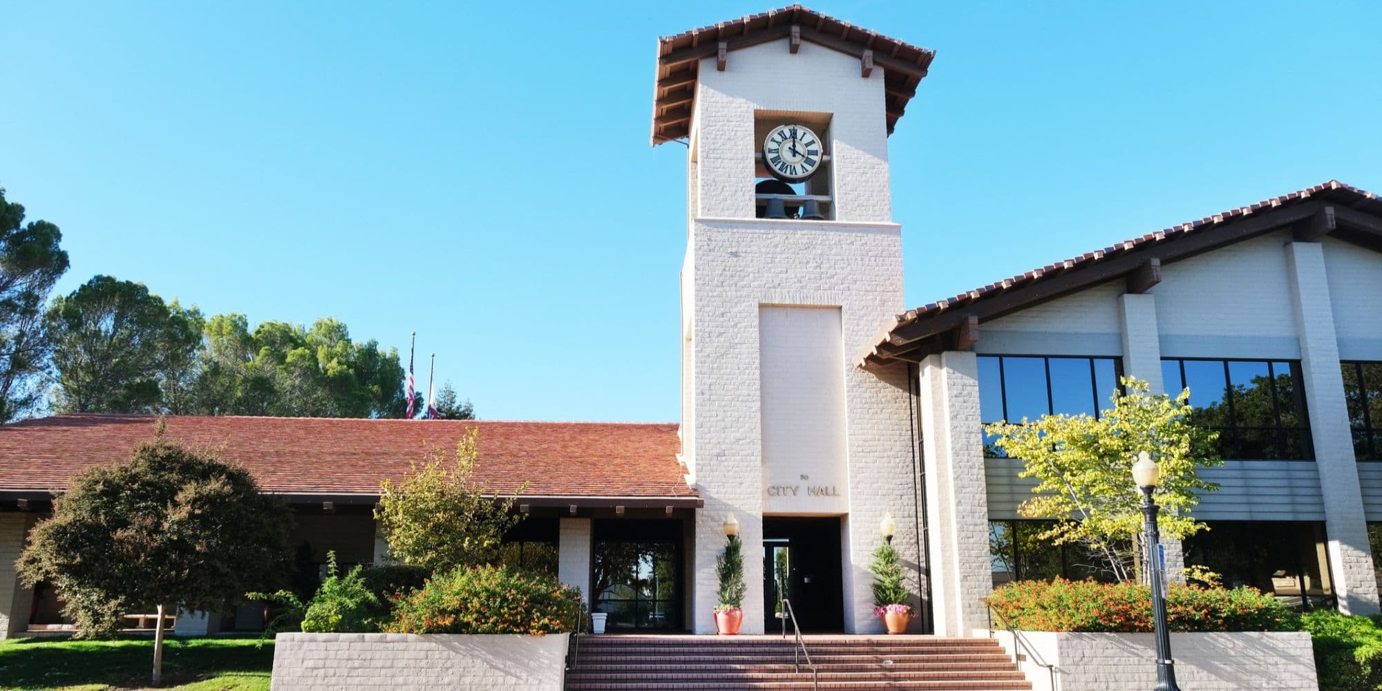Folsom City Hall in Folsom, CA.